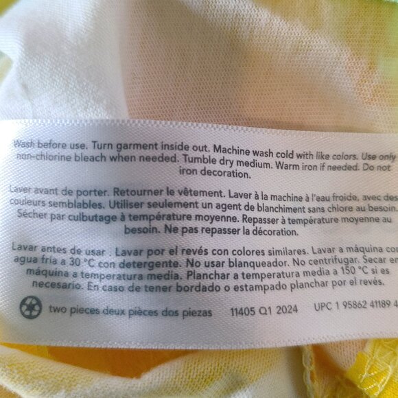 CARTER'S GIRLS 2-PIECE FLORAL ASYMMETRICAL TANK TOP AND CHAMBRAY SHORTS SIZE 3 T - Picture 8 of 9